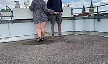 my dirty hobby peeing outdoors public with fat bbw chubby mother-in-law cougar heels big ass natural tits legs flashing roleplay.