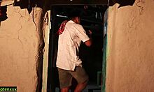 Village wife begs don't cum inside during naughty sex