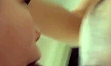 wanna see this sloppy wet blowjob with monster cock ball lick?