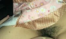 stepmoms friend bakes creampie licks chocolate off before tight pussy ride