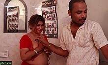 Village wife begs don't cum inside during naughty sex