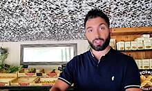 I begged for it and Pam blonde with huge tits gets her chest smeared thick just like I wanted