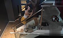 Petite college slut Kylie Quinn secretly adores huge black cocks