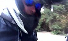 couple sneaks off trail of giants for huge cock pov pounding amid towering sequoias