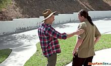 Stepdad Steps Up to Handle Petite Teen's Needs in Taboo Family Encounter