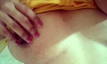 Stepmom Wakes Up with Huge Tits and Squirts All Over Tight Pussy