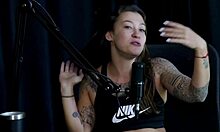 swingers interview turns into public lingerie group toy fuck with tattooed milf