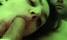 real couple morning perfect blowjob from pretty tattooed wife eyes locked