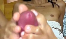 i blew my load all over her tiny latina 18+ feet after that insane footjob damn