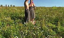 amateur couple's first outdoor kiss mission doggy blowjob creampie pov 😘🌳