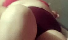 Hey, watch mommy's sensual pussy play before intense doggystyle pounding on big tits brunette milf