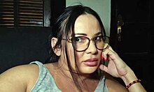 Stepmom Shocked by Horny Stepson Interrupts TV Leads to Creampie Fuck