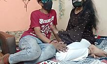 devar spots sleeping desi bhabhi and rams her tight ass cowgirl riding creampie closeup