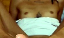 i blew my load all over her tiny latina 18+ feet after that insane footjob damn