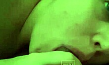 real couple morning perfect blowjob from pretty tattooed wife eyes locked