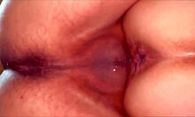 Watch my shaved milf wife's pink pussy 297 days post virginity loss up close