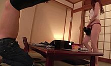 you love these huge natural tits on tanned japanese babe don't you wanna fuck her tight pussy now?