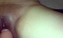 my lover shoves toy penis deep in wet pussy till squirting orgasm