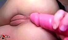 ANNYRIOS spreads her tight ANAL hole WIDE goza forte squirting hard with huge VIBRADOR brazilian milf solo