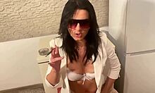 Milfycalla's Boss Trip Turns Into Ripped Clothes Anal Adventure