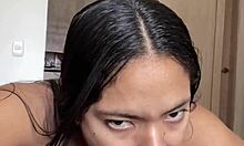 cute brunette craves bbc satisfaction in raw amateur couple action