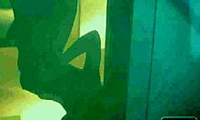 Ebony Teen Noel Monique Strips Her Petite Shaved Body