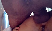 she couldn't wait through the cleaning frenzy and fucked the naughty guy who shoved his huge cock straight into her pussy right there