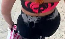 doing it outdoors in public for the first time ever