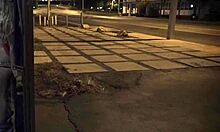 bound teen left alone teases desperately on webcam