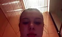 wanna see this shaved teen pussy get extreme public fingering?