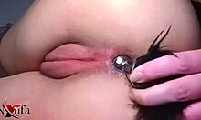 ANNYRIOS spreads her tight ANAL hole WIDE goza forte squirting hard with huge VIBRADOR brazilian milf solo