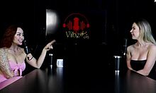 Naughty interview reveals Milena Moreau's wild swinger secrets on sheer red