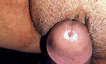 Virgin Indian pussy creampied on top tight moaning slut girlfriend close-up!