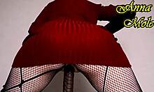 wanna see this juicy ass and tight pussy close-up toy play in gloves and fishnets?