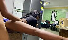 I pound my stepsister's tight pussy with my massive cock doggystyle