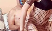 oh man my skinny milf wife looks so hot in stockings bodysuit closeup no makeup