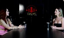 Naughty interview reveals Milena Moreau's wild swinger secrets on sheer red