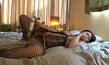 sexy underwear japanese big tits milf takes creampie load!