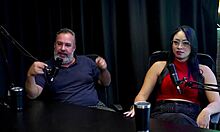 binho ted's car ride turns into wild 4-way with trans and sheer red see-through action