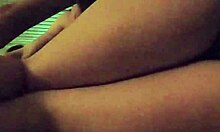 sauna wife flashes athletic ass teases strangers spies on cuckold hubby's watch