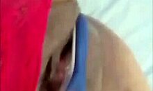 Curvy Latina Stepmom Masturbates with Stepson's Toothbrush