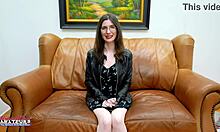 skinny nerd hazel o'connor rims juicy cock then deepthroats to ass to mouth