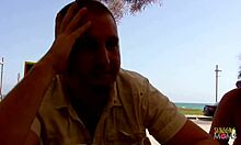 couple slips away to hidden spot for wild outdoor romp