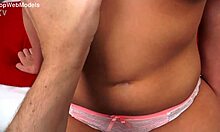 cute blonde teen ally brooks delivers pov blowjob with messy facial