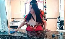 Stepmom's Forbidden Kitchen Thrill Fills Her with Ecstasy