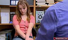 Babe Seduces Guard For Release