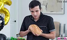 yo tiny blonde lets stepbro pound her tight pussy post-party doggystyle