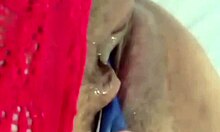 Curvy Latina Stepmom Masturbates with Stepson's Toothbrush