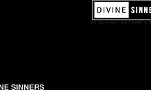 divine danique sinners milf slurps cock in steamy shower 💦