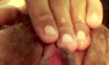 super close peek at my petite latina 18+ vagina up close 😏